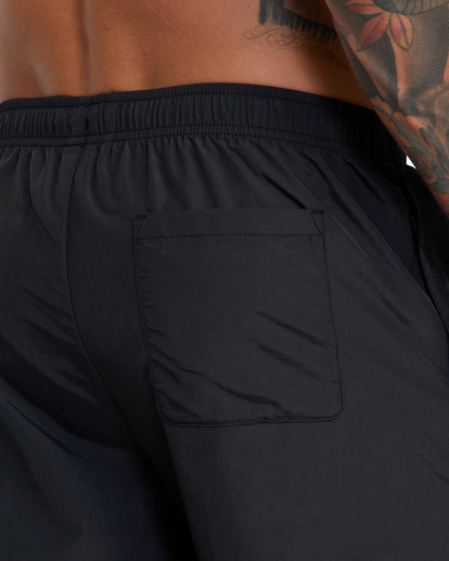 9 Outsider Basecamp 16" Training Shorts Black AVYWS00250 RVCA