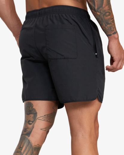 5 Outsider Basecamp 16" Training Shorts Black AVYWS00250 RVCA