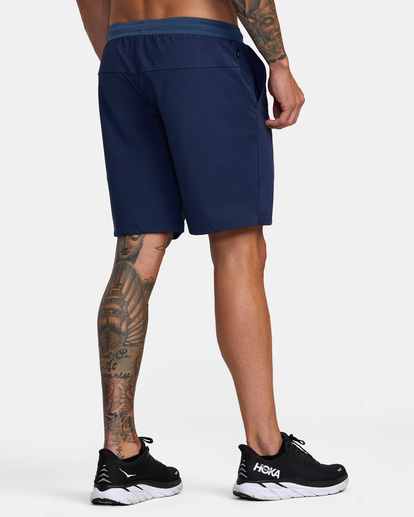 4 VA Sport Trainer Elastic Waist Shorts Blue AVYWS00260 RVCA