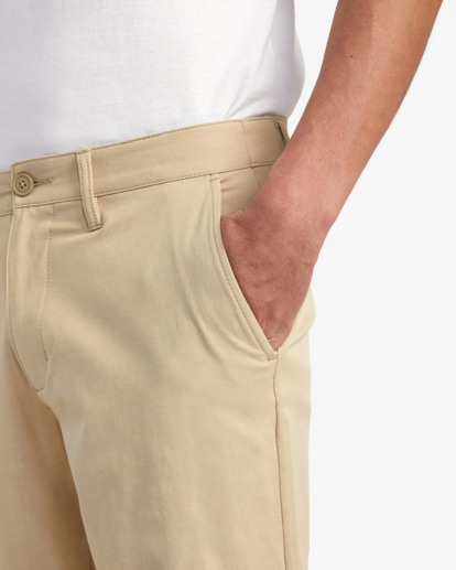 5 Back In Hybrid 19" Shorts Beige AVYWS00286 RVCA