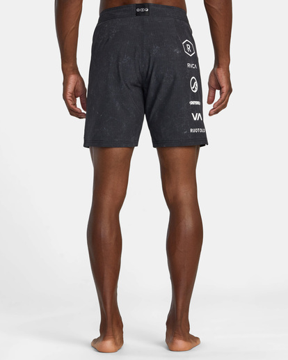 3 Ruotolo Fight Scrapper 17" - Technical Training Shorts for Men  AVYWS00292 RVCA
