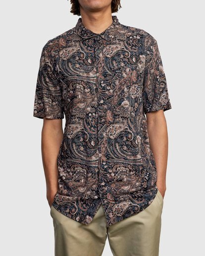 TANGIER PAISLEY SHORT SLEEVE SHIRT | RVCA