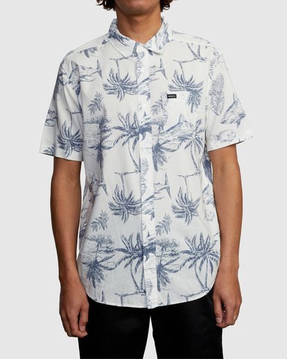 Rvca hawaiian shirt Clearance