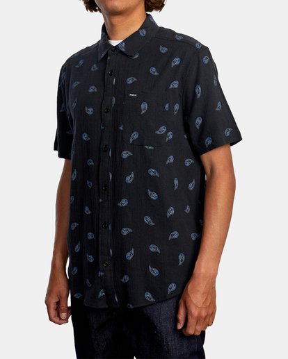 rvca paisley shirt