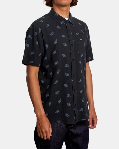 rvca paisley shirt