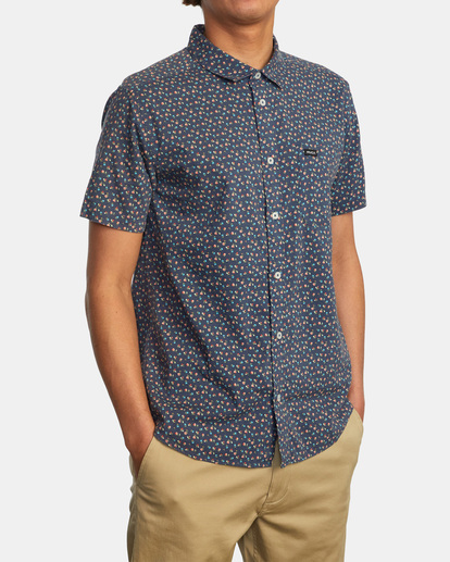 5 Sundowner Floral Short Sleeve Shirt  AVYWT00280 RVCA