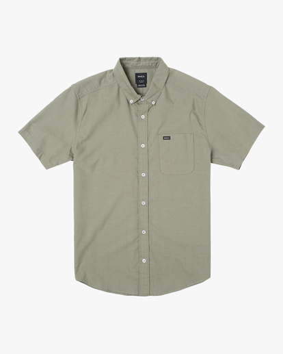0 That'll Do Stretch Short Sleeve Shirt Green AVYWT00360 RVCA
