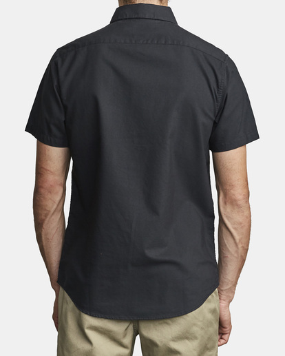 2 That'll Do Stretch Short Sleeve Shirt Black AVYWT00360 RVCA