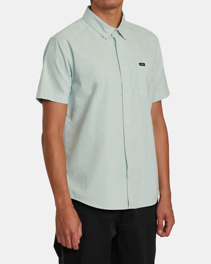 5 That'll Do Stretch Short Sleeve Shirt Green AVYWT00360 RVCA
