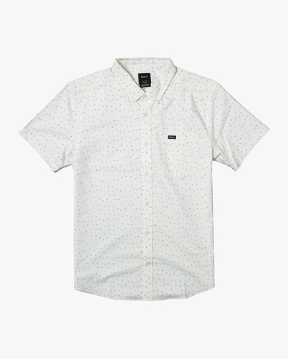 0 That'll Do Print Short Sleeve Shirt White AVYWT00368 RVCA