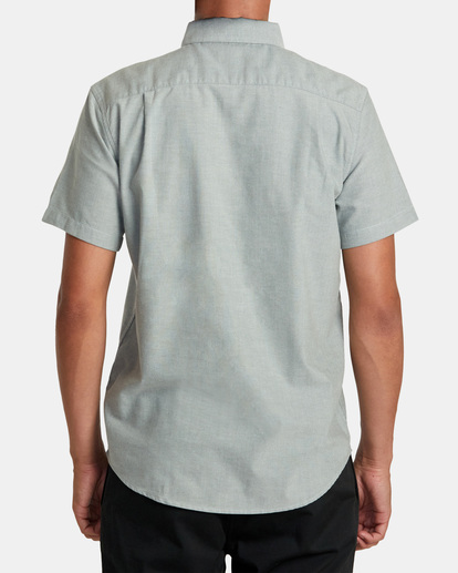 1 PTC Woven Short Sleeve Shirt Blue AVYWT00388 RVCA