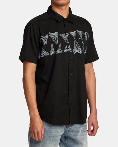 5 Hawaii Horton Short Sleeve Shirt Black AVYWT00392 RVCA