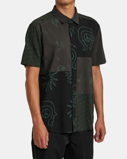 5 Compilation - Short Sleeve Shirt for Men Black AVYWT00399 RVCA