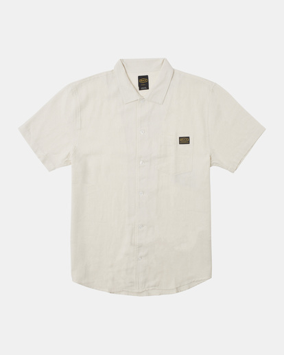 0 Recession Collection Day Shift Short Sleeve Shirt Silver AVYWT00403 RVCA