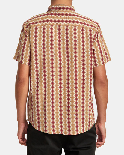 2 Shima Gauze - Camicia a maniche corte da Uomo Orange AVYWT00430 RVCA