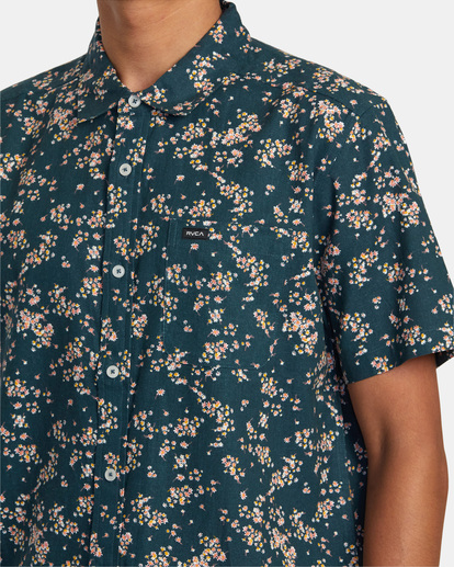 3 Rvgazi Shirt Blue AVYWT00453 RVCA