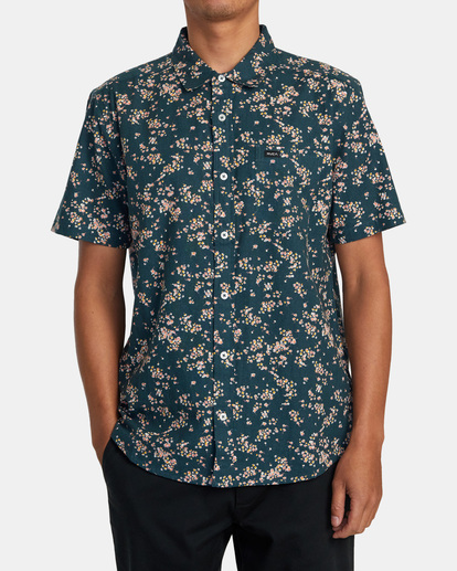 0 Rvgazi Shirt Blue AVYWT00453 RVCA