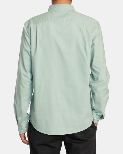1 Thatll Do Micro Stripe - Chemise manches longues pour Homme Vert AVYWT00473 RVCA