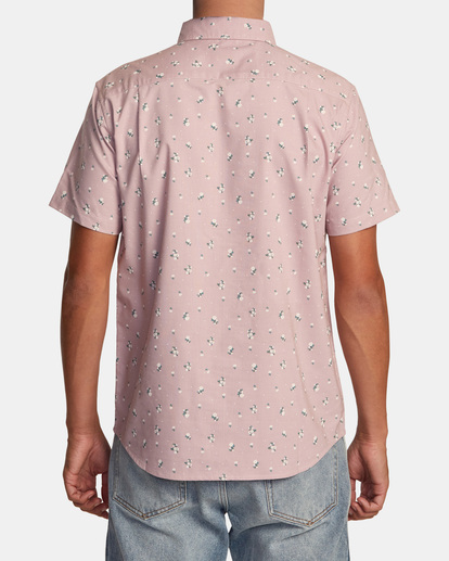 1 Thatll Do Print Short Sleeve Shirt Purple AVYWT00474 RVCA