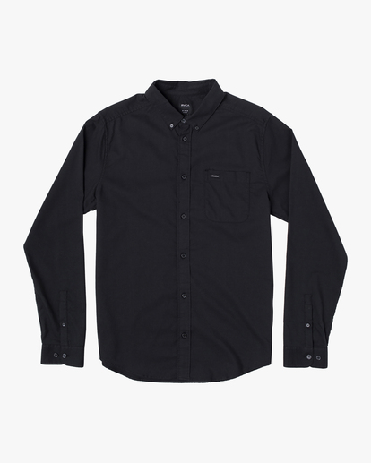 0 Thatll Do Stretch Long Sleeve Shirt Black AVYWT00475 RVCA