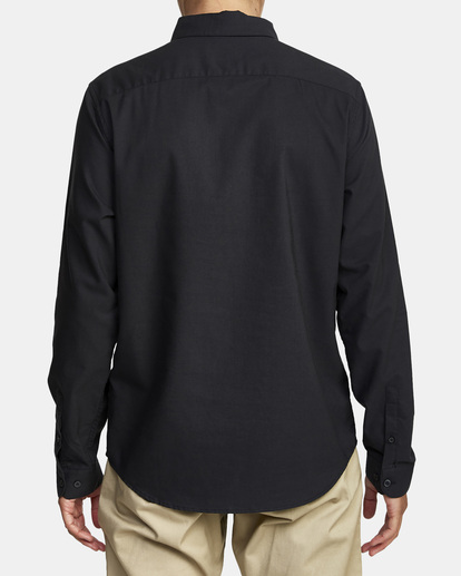 2 Thatll Do Stretch Long Sleeve Shirt Black AVYWT00475 RVCA