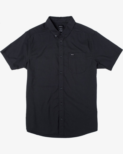 3 Thatll Do Stretch Short Sleeve Shirt Black AVYWT00476 RVCA