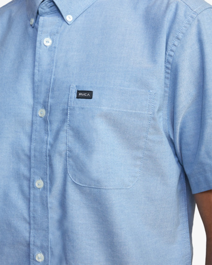 3 Thatll Do Stretch Short Sleeve Shirt Blue AVYWT00476 RVCA