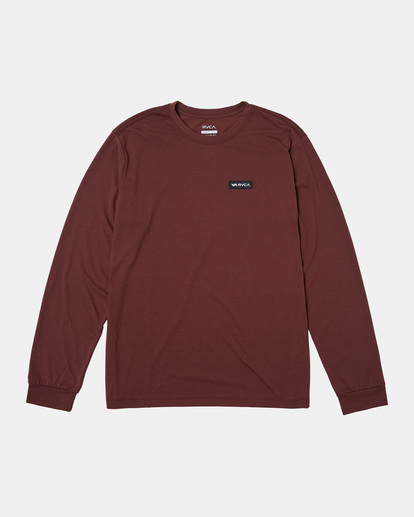 0 Icon Performance Long Sleeve Tee Brown AVYZT00178 RVCA