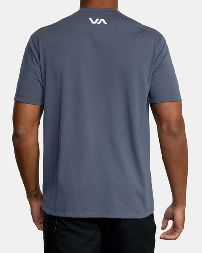 1 VA RVCA Blur Short Sleeve Performance Tee Black AVYZT00189 RVCA