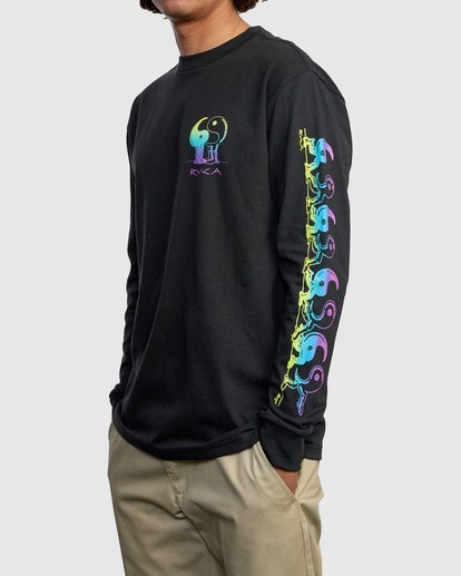 YINGYANG FRIENDS LONG SLEEVE TEE | RVCA