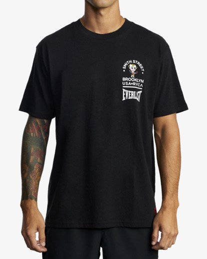 EVERLAST X SMITH STREET BIG ANGEL SHORT SLEEVE WORKOUT T-SHIRT | RVCA