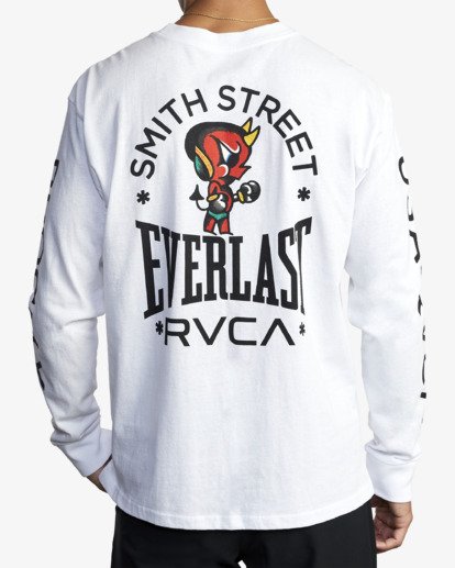 EVERLAST X SMITH STREET BIG DEVIL LONG SLEEVE WORKOUT T-SHIRT | RVCA