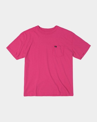 0 Solo Label Pigment Dye Tee  AVYZT00301 RVCA
