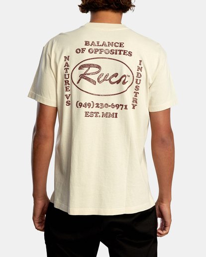 3 Cooper Short Sleeve Tee  AVYZT00592 RVCA