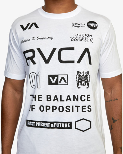 6 All Brand Short Sleeve Workout Shirt  AVYZT00840 RVCA
