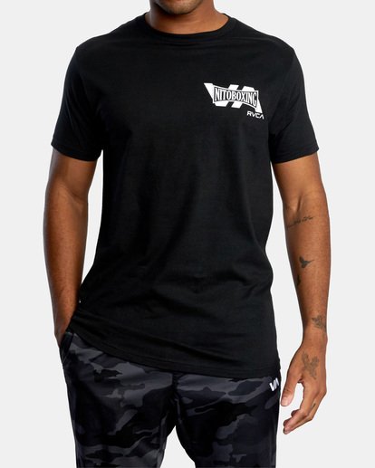 2 Nito Boxing Big VA Short Sleeve Tee Black AVYZT00888 RVCA