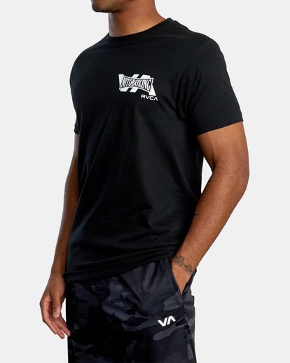 5 Nito Boxing Big VA Short Sleeve Tee Black AVYZT00888 RVCA