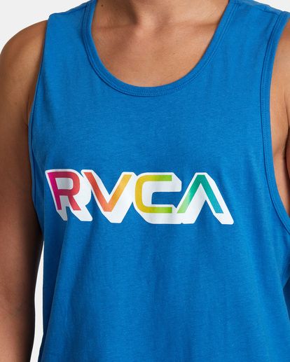5 Big Gradient Tank Top Blue AVYZT00986 RVCA