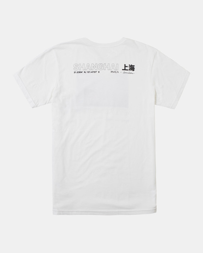 1 Curren Shanghai Tee White AVYZT01062 RVCA