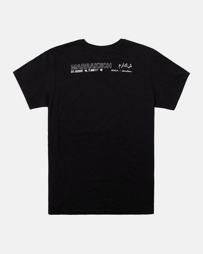 1 Curren Marrakech Tee Black AVYZT01063 RVCA