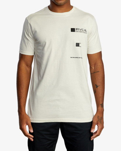 0 Full Sprint Tee Silver AVYZT01082 RVCA