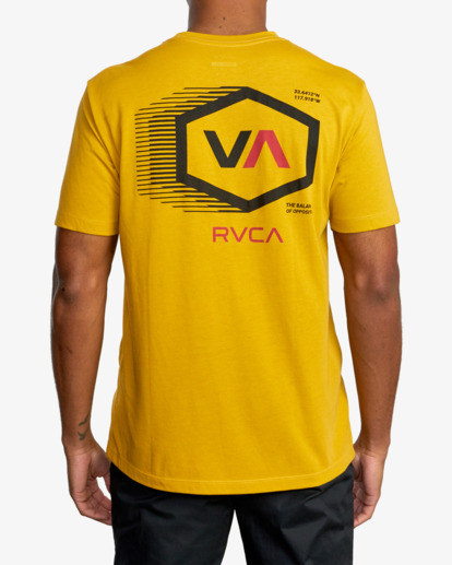 8 Tech Hex Tee  AVYZT01091 RVCA