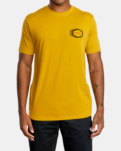 7 Tech Hex Tee  AVYZT01091 RVCA