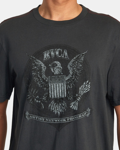 5 Diplomatic Tee Black AVYZT01227 RVCA