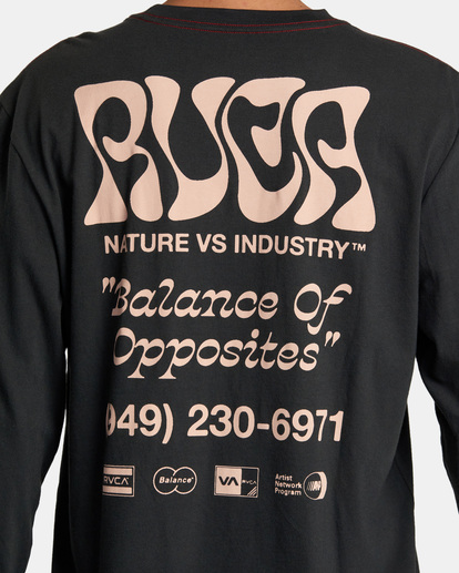 7 Local Biz Long Sleeve Tee  AVYZT01234 RVCA