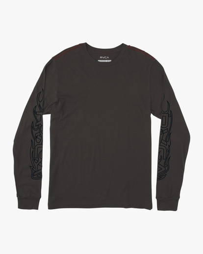 0 Pyro Long Sleeve Tee Black AVYZT01236 RVCA