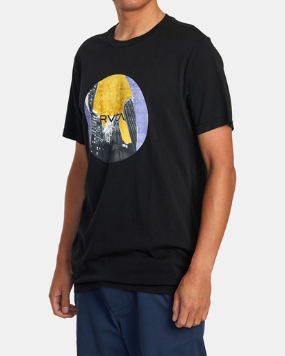 3 Motors Tee Black AVYZT01247 RVCA