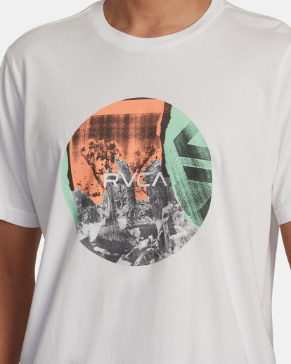 5 Motors Tee White AVYZT01247 RVCA