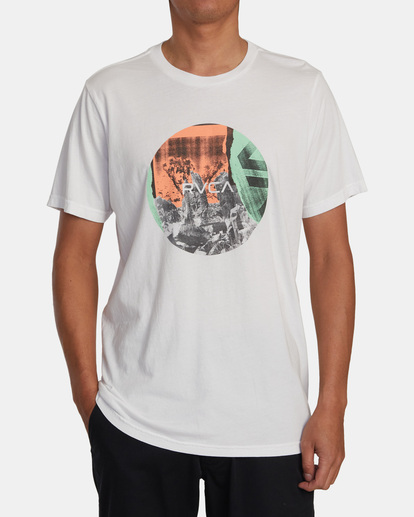 1 Motors Tee White AVYZT01247 RVCA
