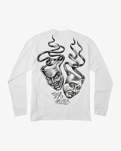 Mister Cartoon Laugh Now Long Sleeve Tee | RVCA